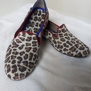 Rothy's size 7.5 Mocha Spotted Loafers